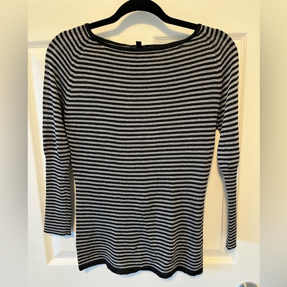 Jacob -Boat neck top with sparkly threads -Size M - Picture 1 of 3